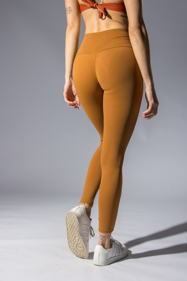 GoldBee Legíny Tenké Caramel