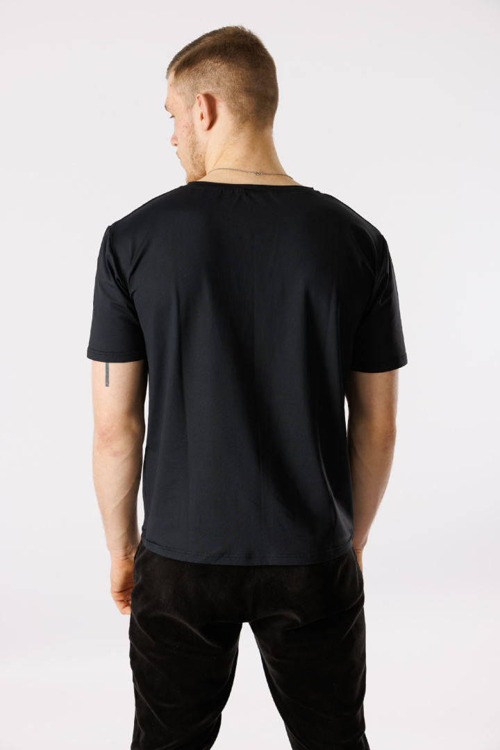 GoldBee Pánské Sportovní Tričko Black (Barva Black, Velikost M)