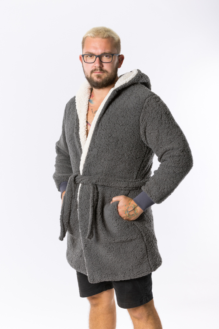 GoldBee Kabát Doba Ledová Grey (Barva Grey, Velikost XL-XXL)