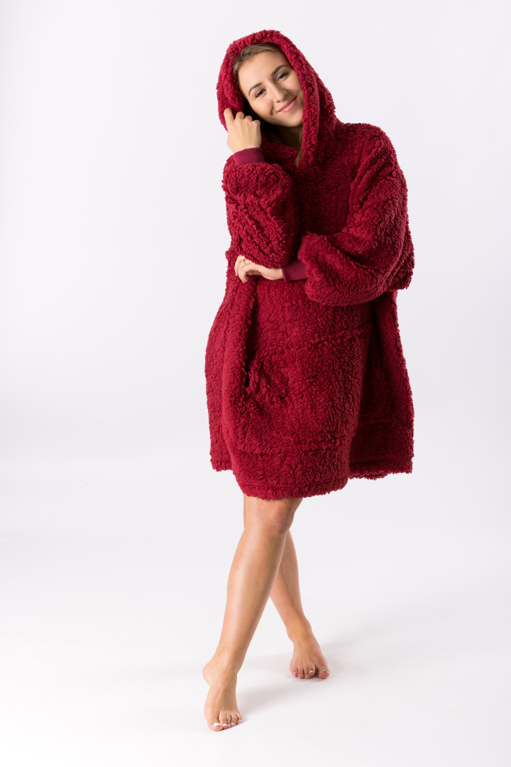 GoldBee Mikina Doba Ledová Bloody Red (Barva Bloody Red, Velikost XS-L)