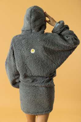 GoldBee Mikina Doba Ledová Light Grey (Barva Light Grey, Velikost XL-4XL)