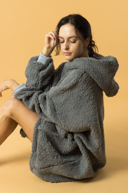 GoldBee Mikina Doba Ledová Light Grey (Barva Light Grey, Velikost XL-4XL)