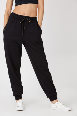 GoldBee Tepláky BeComfy Black (Barva Black, Velikost L)