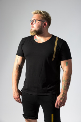 GoldBee Anastasiia Pánské Tričko Black (Barva Black, Velikost M)