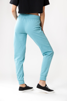 GoldBee Tepláky Chicago Dusty Aqua (Barva Aqua, Velikost L)