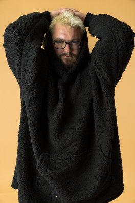 GoldBee Mikina Doba Ledová Black (Barva Black, Velikost XL-4XL)