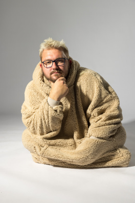 GoldBee Mikina Doba Ledová Brown (Barva Brown, Velikost XL-4XL)