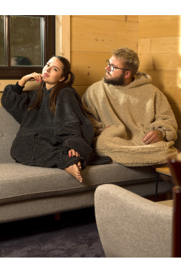 GoldBee Mikina Doba Ledová Brown (Barva Brown, Velikost XL-4XL)