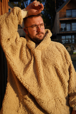 GoldBee Mikina Doba Ledová Brown (Barva Brown, Velikost XL-4XL)