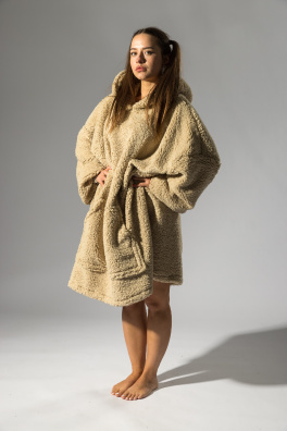 GoldBee Mikina Doba Ledová Brown (Barva Brown, Velikost XL-4XL)