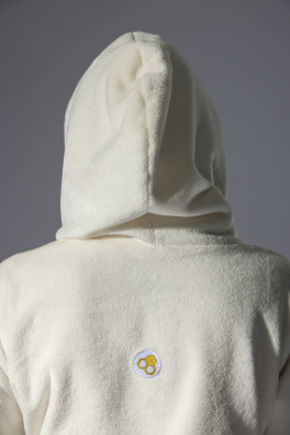 GoldBee Mikina Doba Ledová Fluffy Cream (Barva Cream, Velikost XL-4XL)