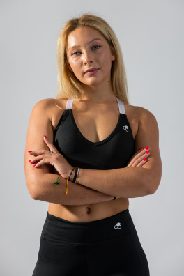 GoldBee Podprsenka Veve s Bílým ramínkem (Velikost XS)