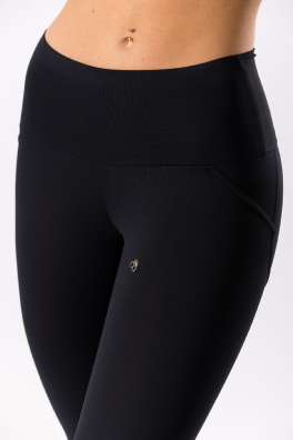 GoldBee Legíny Push-Up Lycra Black (Barva Black, Velikost L)