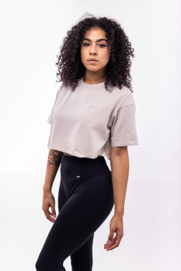 GoldBee Crop-Top Organic Sand (Barva Sand, Velikost L)