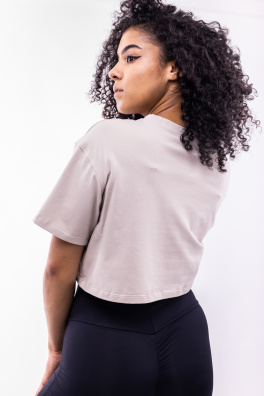 GoldBee Crop-Top Organic Sand (Barva Sand, Velikost L)