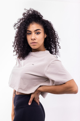 GoldBee Crop-Top Organic Sand (Barva Sand, Velikost L)