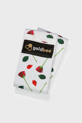 GoldBee Posilovací guma BeBooty Love Rose