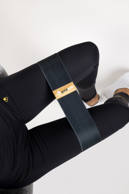 GoldBee Posilovací guma BeBooty All Black (Barva All Black, Velikost L)