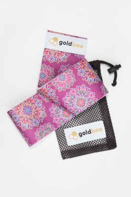 GoldBee Posilovací guma BeBooty Mandala Purple (Barva Mandala, Velikost L)
