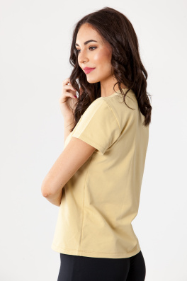 GoldBee Tričko Organic Dusty Yellow (Barva Dusty Yellow, Velikost XL)