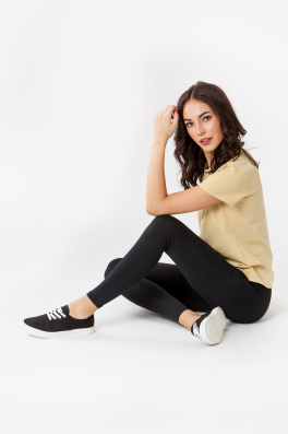 GoldBee Tričko Organic Dusty Yellow (Barva Dusty Yellow, Velikost XL)