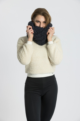 GoldBee Kruhová Šála Doba Ledová Dark Blue (Barva Dark Blue, Velikost M)