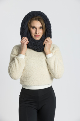 GoldBee Kruhová Šála Doba Ledová Dark Blue (Barva Dark Blue, Velikost M)