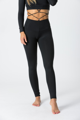 GoldBee Legíny Lycra Fifty Shades Of Black (Barva Black, Velikost L)