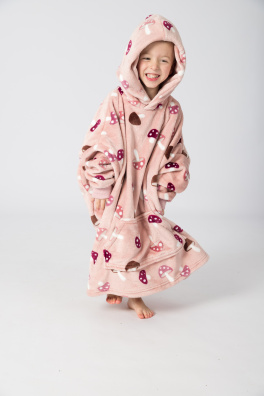 GoldBee Dětská Mikina Doba Ledová Fluffy Mushrooms (Barva Mushrooms, Velikost M)