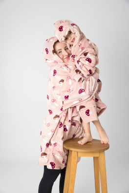 GoldBee Dětská Mikina Doba Ledová Fluffy Mushrooms (Barva Mushrooms, Velikost M)