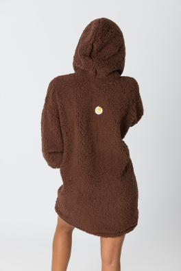 GoldBee Mikina Doba Ledová Chocolate (Barva Chocolate, Velikost XL-4XL)