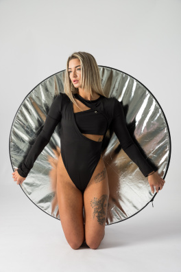 GoldBee Body Cross Black (Barva Black, Velikost L)