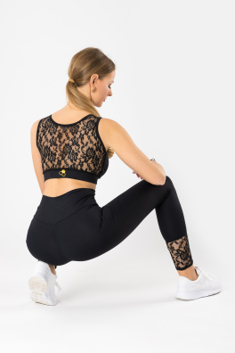 GoldBee Top Anastasiia Krajka Black (Barva Black, Velikost XS)