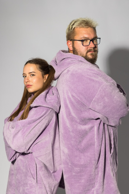 GoldBee Wellness Mikina Doba Ledová Lilac (Barva Lilac, Velikost XL-4XL)