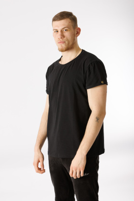 GoldBee Pánské Tričko Organic Black (Barva Black, Velikost L)