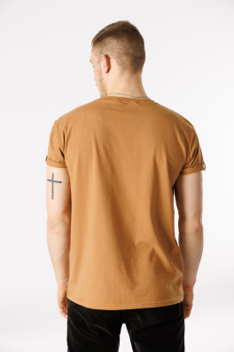 GoldBee Pánské Tričko Organic Brown (Barva Brown, Velikost L)