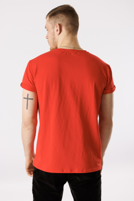GoldBee Pánské Tričko Organic Red (Barva Red, Velikost L)