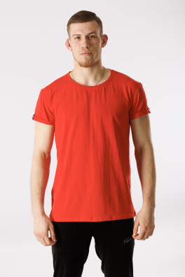 GoldBee Pánské Tričko Organic Red (Barva Red, Velikost L)