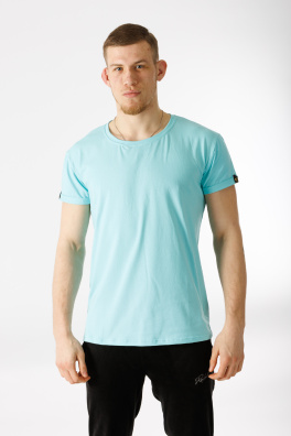 GoldBee Pánské Tričko Organic Turquoise (Barva Turquoise, Velikost L)