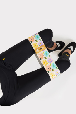 GoldBee Posilovací guma BeBooty Květinová Zahrada (Barva Květinová Zahrada, Velikost S)