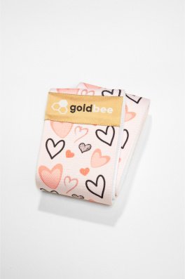 GoldBee Posilovací guma BeBooty Srdíčková (Barva Srdíčková, Velikost L)