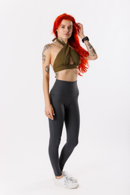 GoldBee Plavky Cross Vrchní Díl Moss Green (Barva Moss Green, Velikost L)