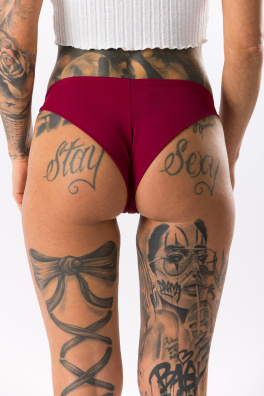 GoldBee Plavky Brazilky Bordo (Barva Bordo, Velikost L)