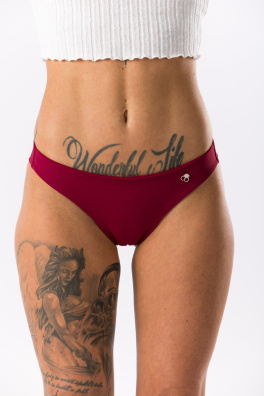 GoldBee Plavky Brazilky Bordo (Barva Bordo, Velikost L)