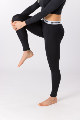 GoldBee Legíny Logo BeOne Lycra Black (Barva Black, Velikost XL)