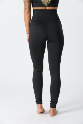 GoldBee Legíny Stahující Celé Břicho Lycra Black (Barva Black, Velikost 5XL)