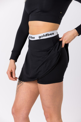 GoldBee Tenisová Sukně Logo Black (Barva Black, Velikost L)