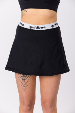 GoldBee Tenisová Sukně Logo Black (Barva Black, Velikost L)