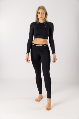 GoldBee Legíny Black Logo BeOne Lycra Black (Barva Black, Velikost XL)