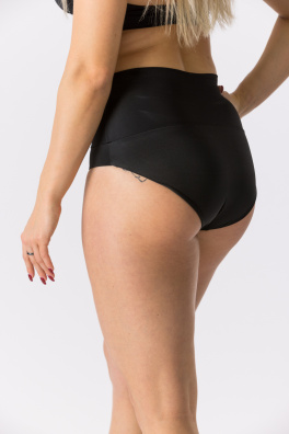 GoldBee Plavky Stahovací Kalhotky Black (Barva Black, Velikost 5XL)